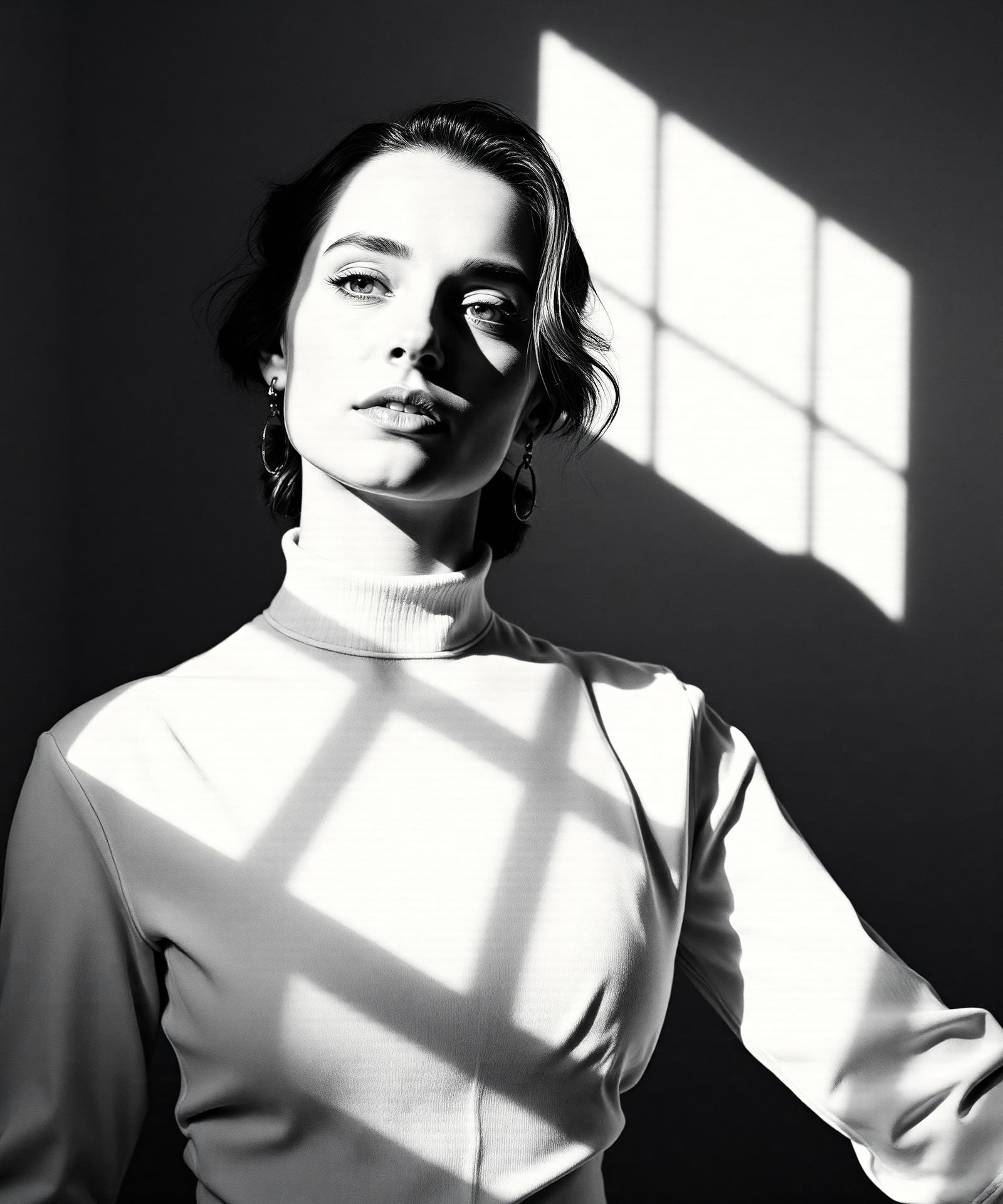 Portrait in soft window light